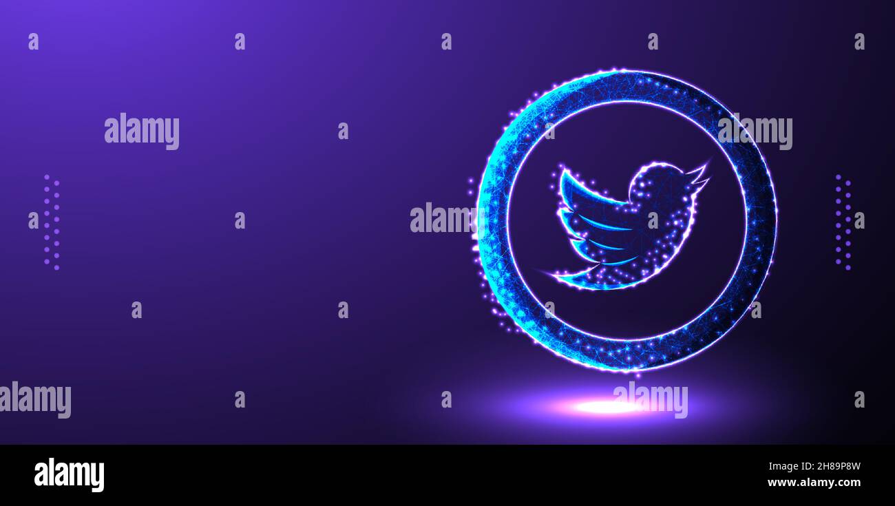 twitter social media marketing background illustrazione vettoriale Illustrazione Vettoriale