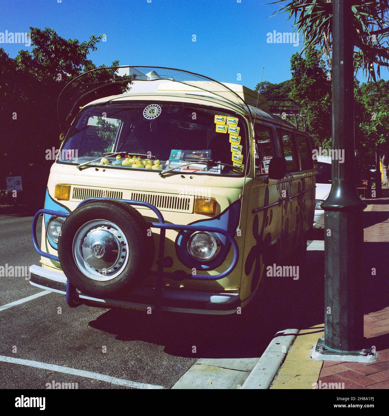VW Campervan, Brisbane, Queensland, Australia. Foto Stock