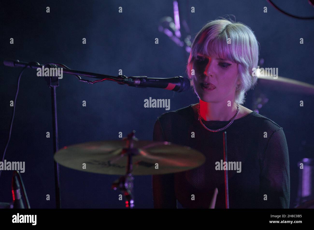 28 novembre 2021, Bologna, Italia: La band automatica ha accompagnato in tour la band punk svedese Viagra Boys. (Credit Image: © Carlo Vergani/Pacific Press via ZUMA Press Wire) Foto Stock