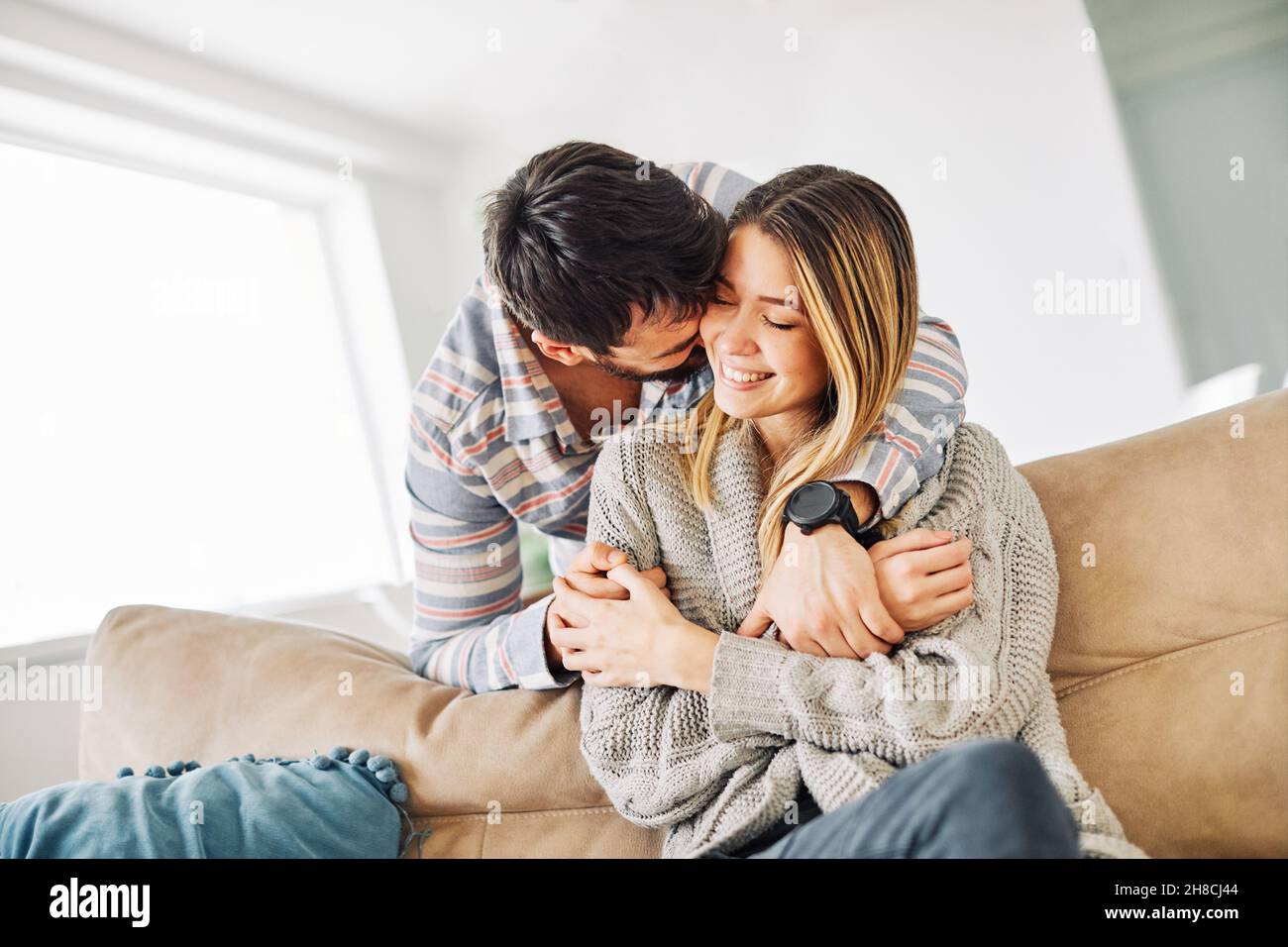 coppia amore romanticismo felice rapporto san valentino Foto Stock