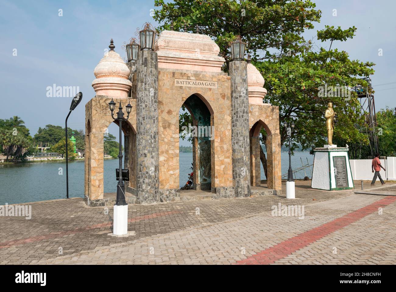 Sri Lanka, Provincia de l'Est, OstProvinz, östlichen Provinz, provincia orientale, Batticola, ville, Staadt, città, parc, Parco Gandhi Foto Stock