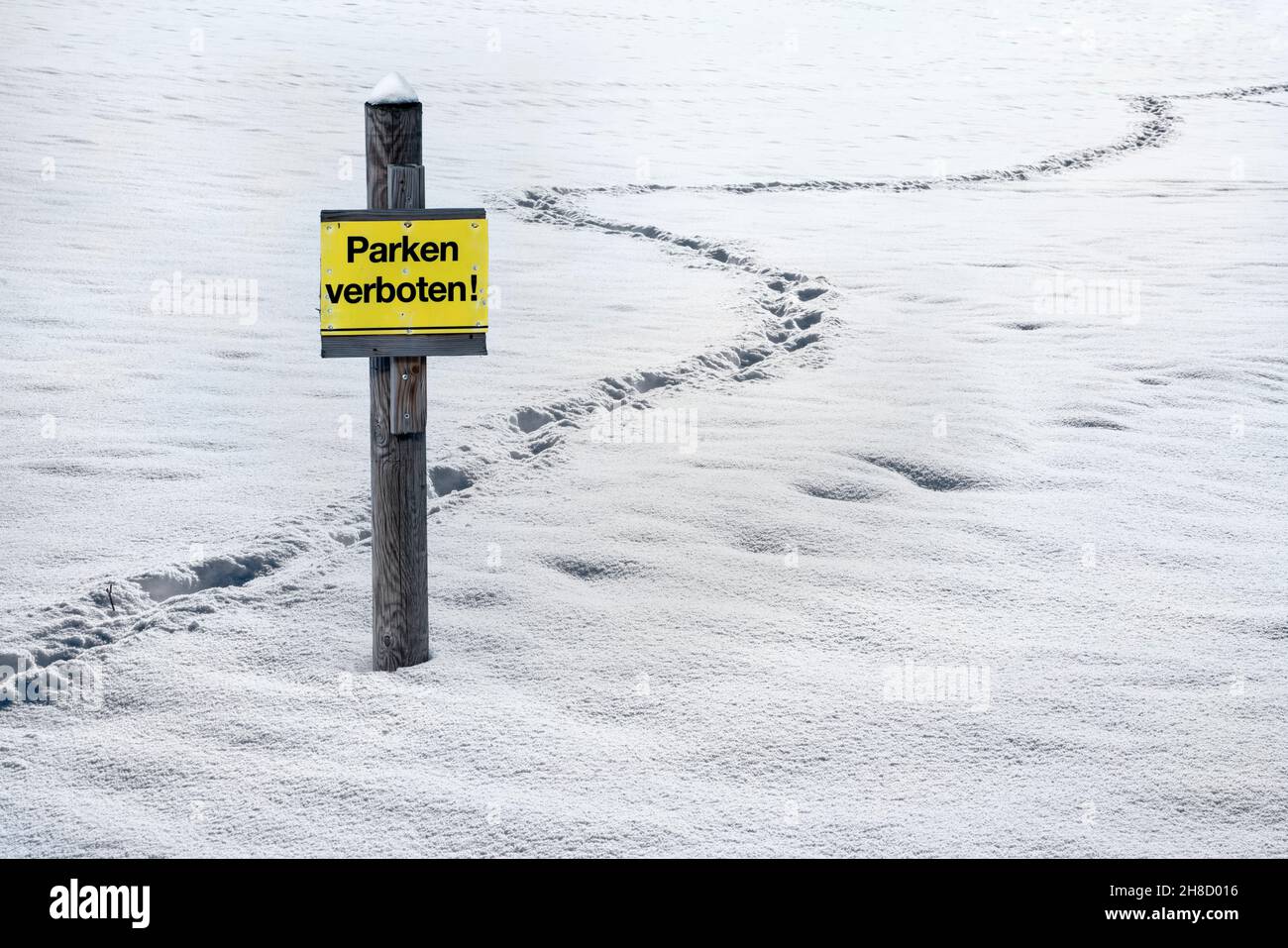 Zona senza parcheggio, cartello, Germania Foto Stock