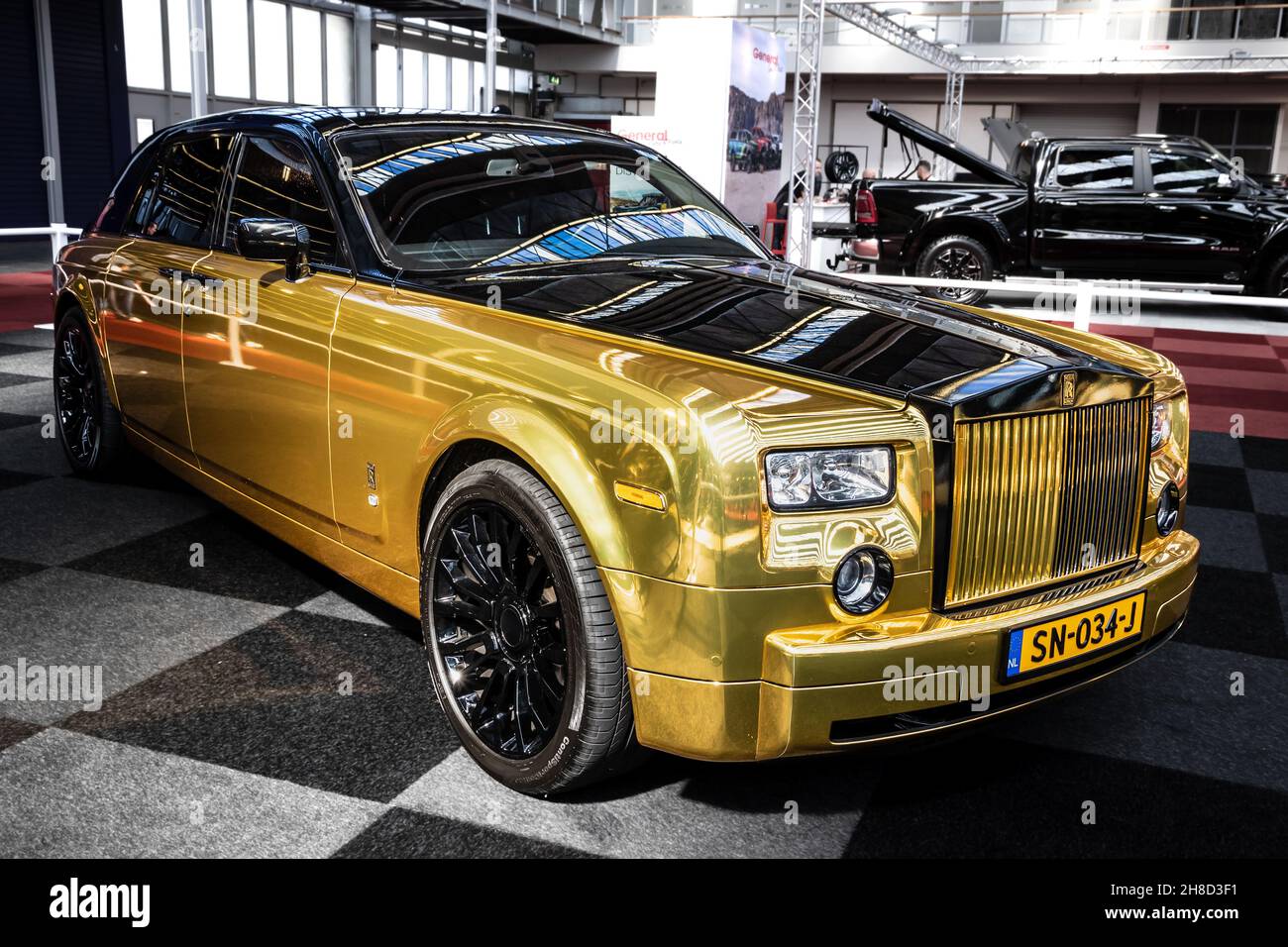 La Rolls Royce Phantom RR01 è un'auto di lusso presentata al Motor Show di Amsterdam. 5 aprile 2019. Foto Stock