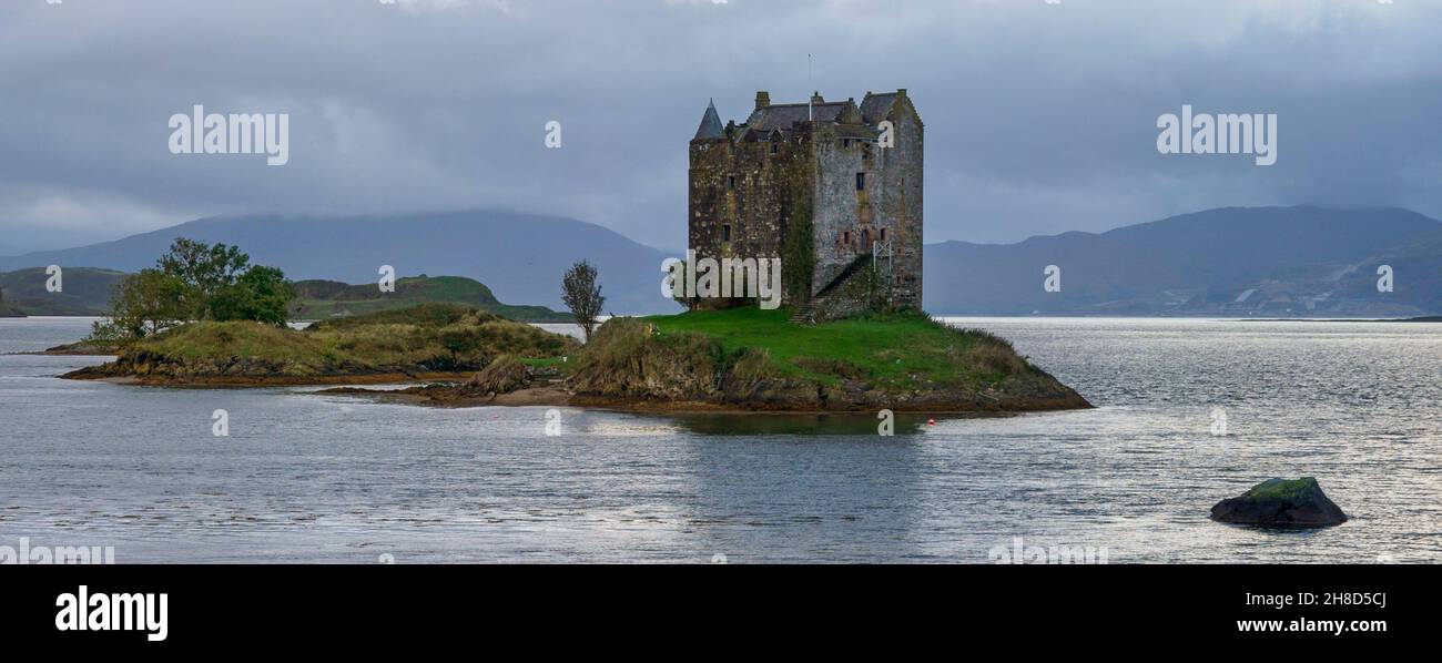 Castle Stalker, Scozia Foto Stock
