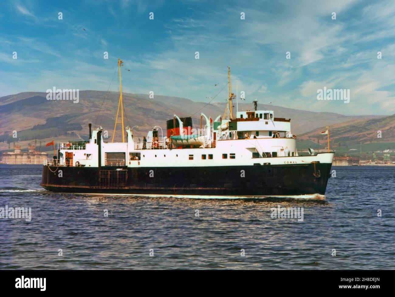 MV Cowal anni '70 Foto Stock