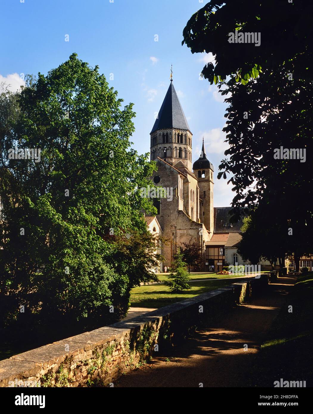Abbaye de Cluny, Cluny Abbey, Cluny, Saône e Loira, Borgogna del Sud, Francia Foto Stock