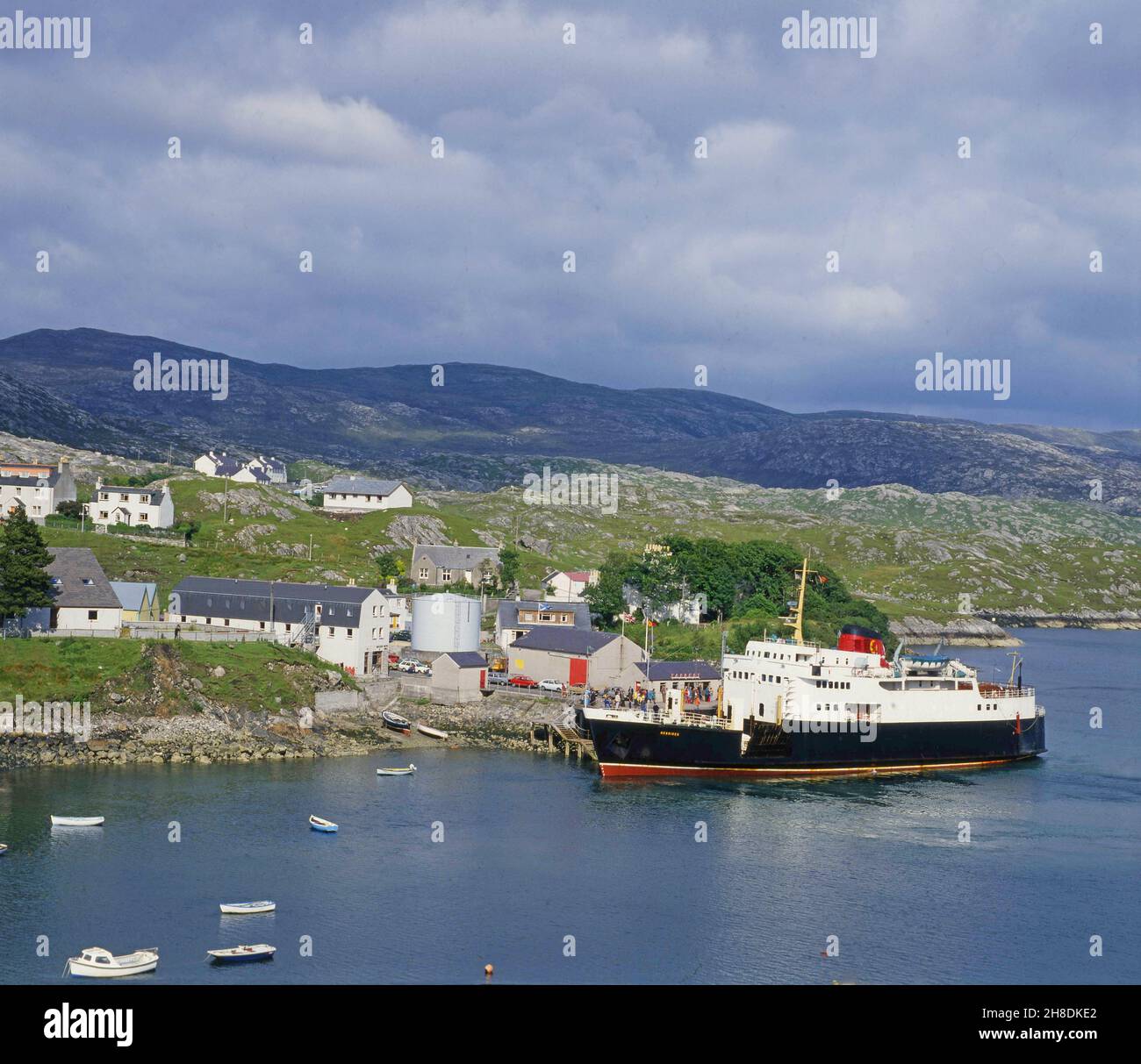 MV Hebrides Tarbert, Isola di Harris anni '70 Foto Stock