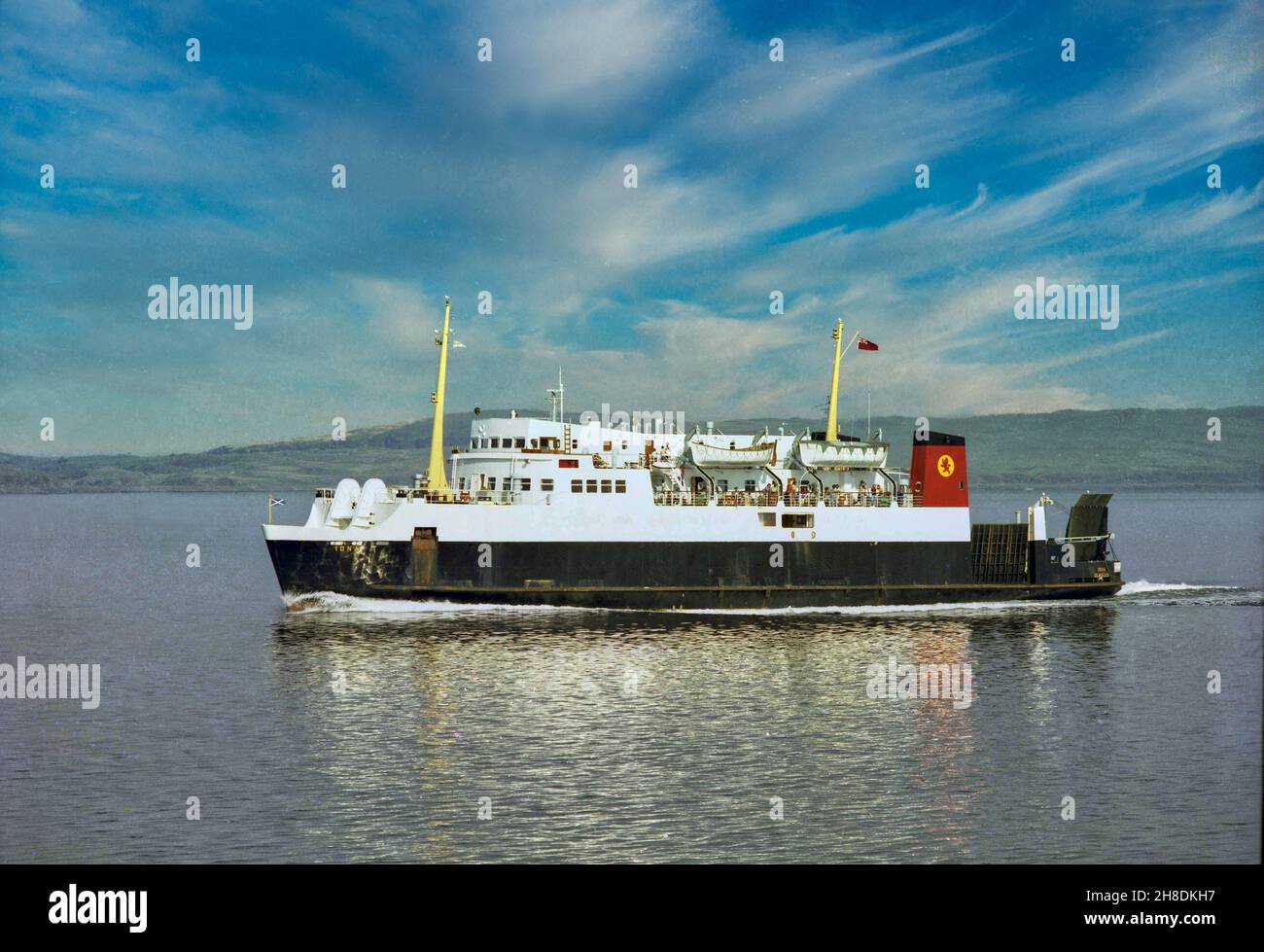 MV Iona in mare anni '70 Foto Stock