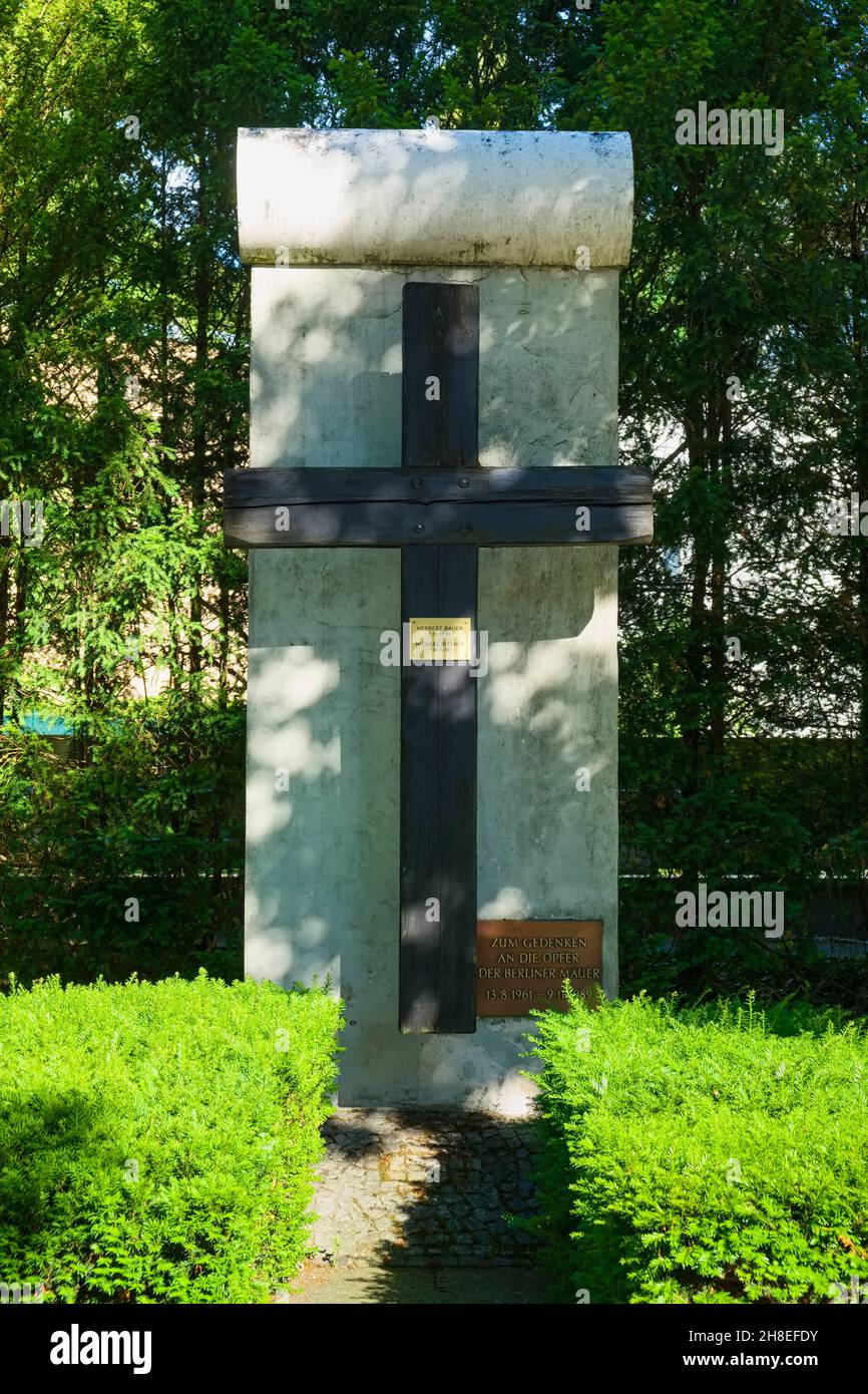 Memoriale delle vittime del muro, Berlino-Frohnau, Germania Foto Stock