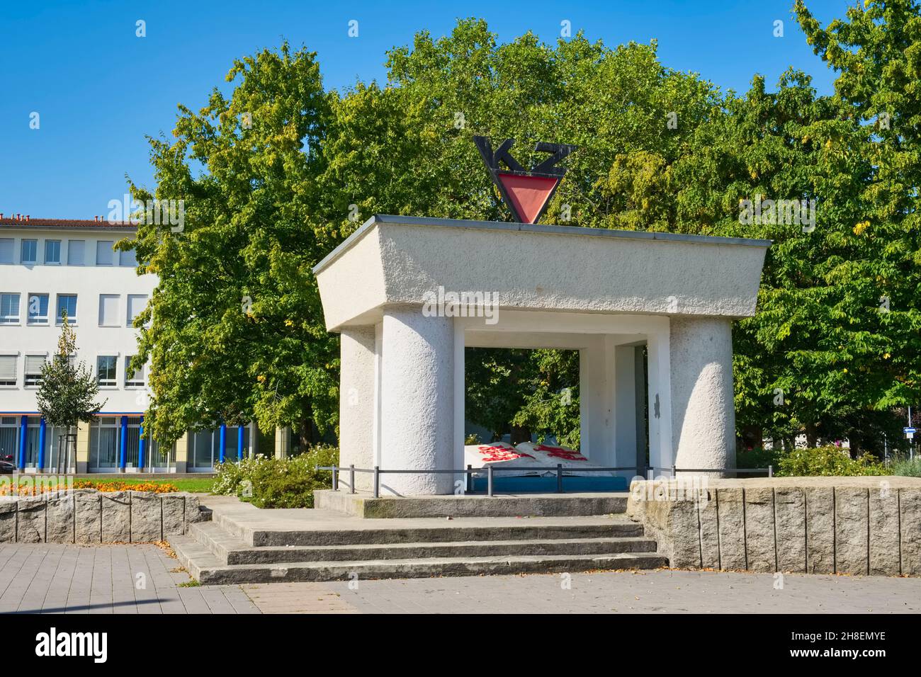 Memoriale per le vittime del fascismo, Hennigsdorf, Brandeburgo, Germania Foto Stock