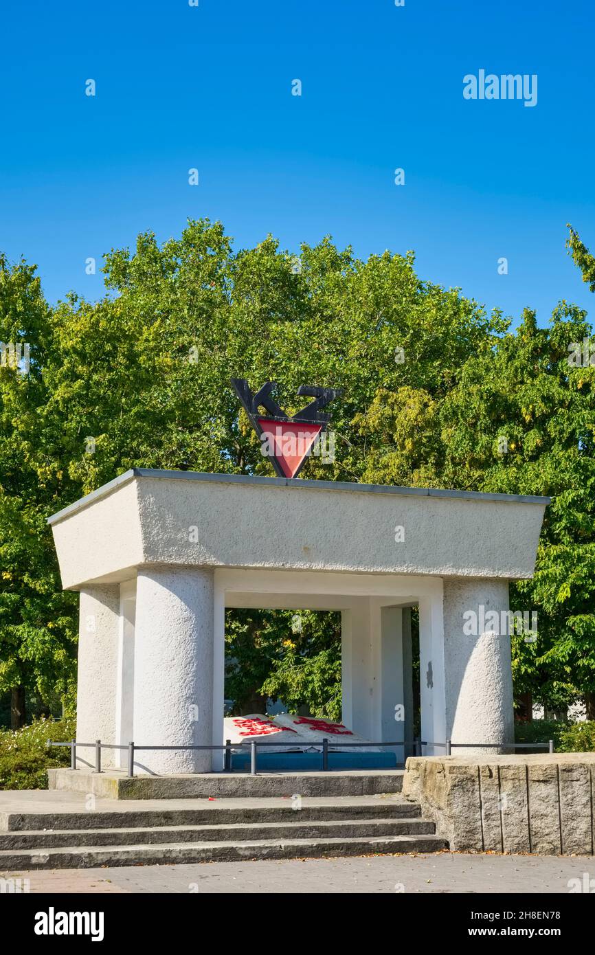 Memoriale per le vittime del fascismo, Hennigsdorf, Brandeburgo, Germania Foto Stock