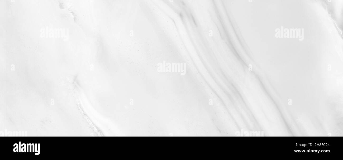 Vista dall'alto del banner con texture in marmo bianco. Piastrelle pavimento in pietra naturale ad alta risoluzione. Modelli astratti di lusso. Disegno marmorizzazione per banner Foto Stock