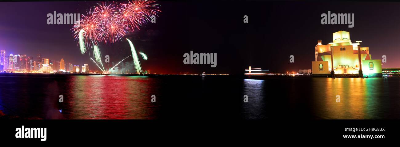 Linea aerea di Doha Foto Stock