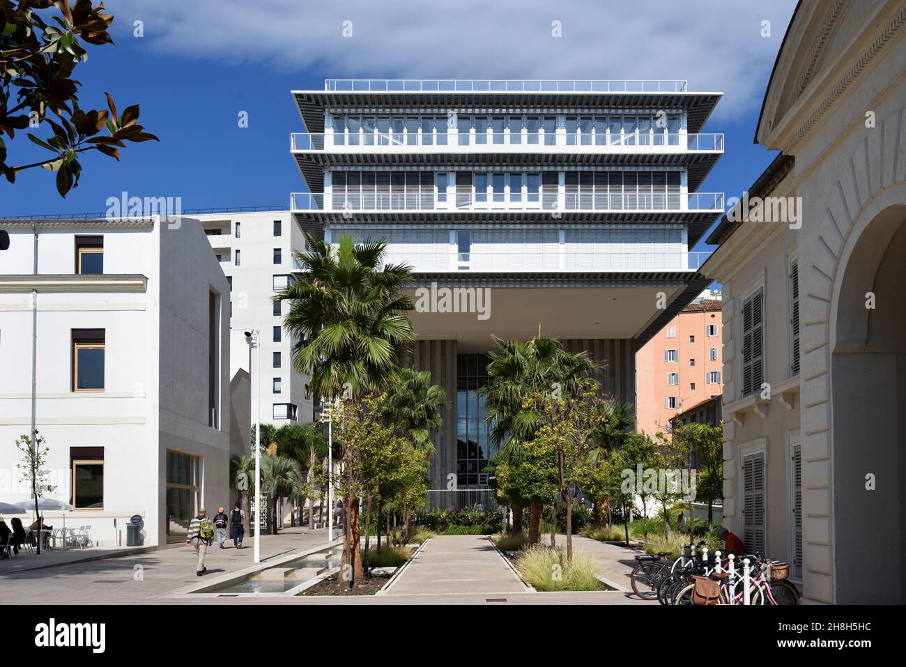 Maison de la Créativité Scuola d'Arte nel quartiere Chalucet Toulon Var Provence Francia Foto Stock