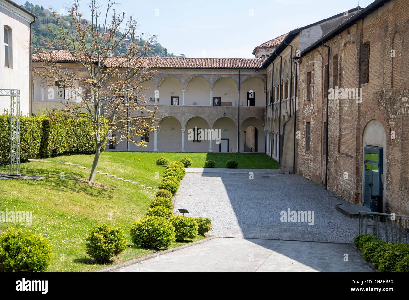 Brescia, Italia. 25 Aprile 2021. Brescia. Lombardia. Museo di Santa giulia Credit: Agenzia fotografica indipendente/Alamy Live News Foto Stock