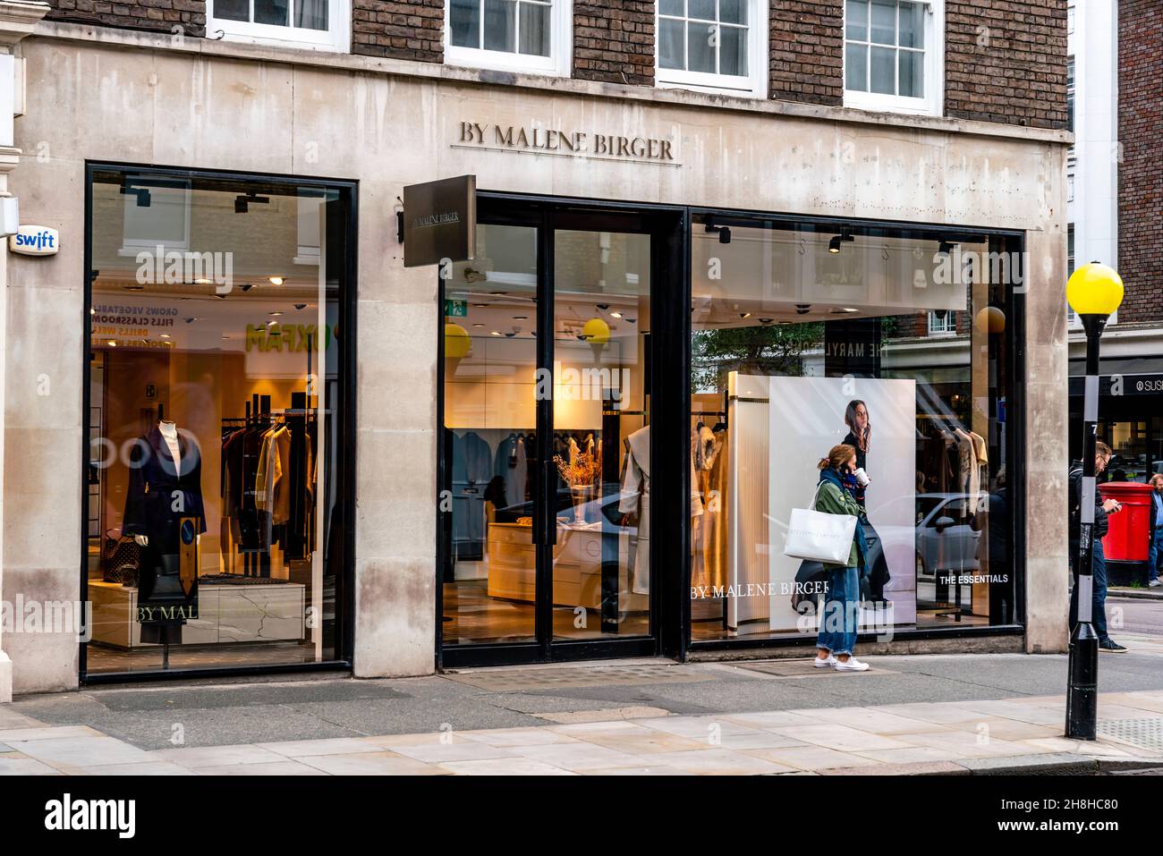 Da Malene Birger Womens Clothing Store, Marylebone High Street, Londra, Regno Unito. Foto Stock