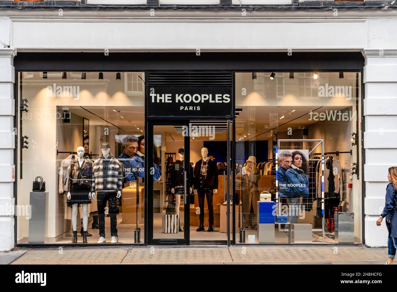 The Kooples Clothing Store, Marylebone High Street, Londra, Regno Unito. Foto Stock