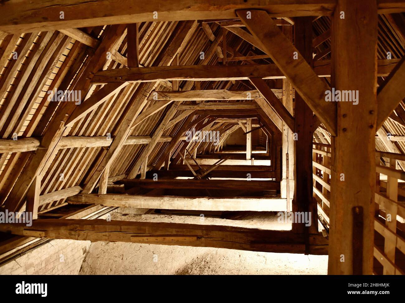 Francia, Calvados, struttura della cattedrale di Bayeux Foto Stock