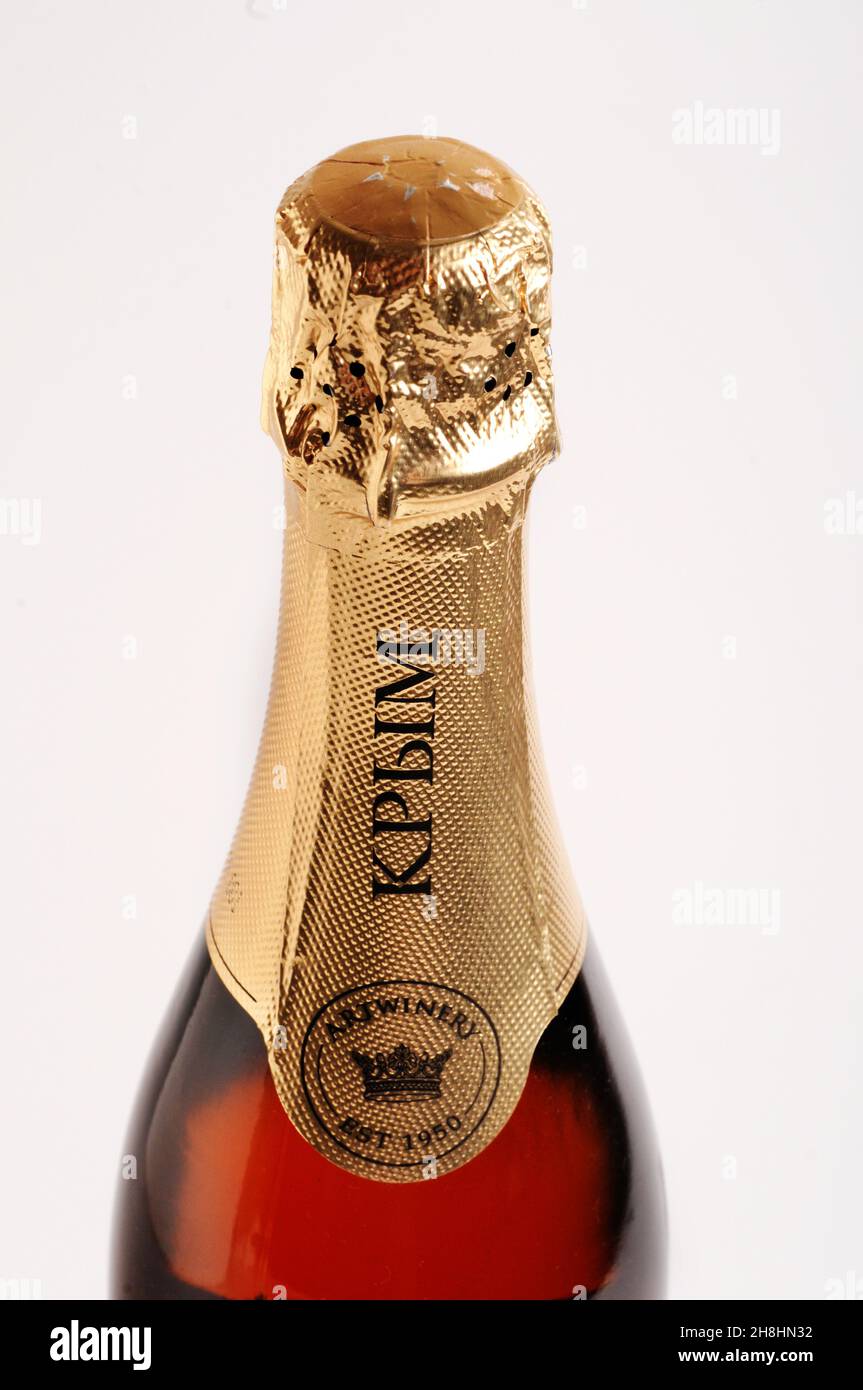 Krim artwinery champagne fragola, Ucraina Foto Stock