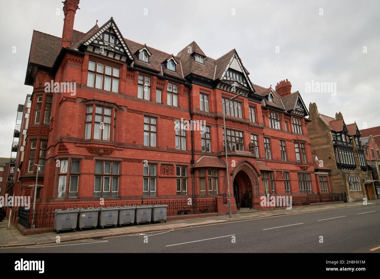 l'edificio dell'infermeria dell'occhio e dell'orecchio di liverpool, merseyside, regno unito Foto Stock