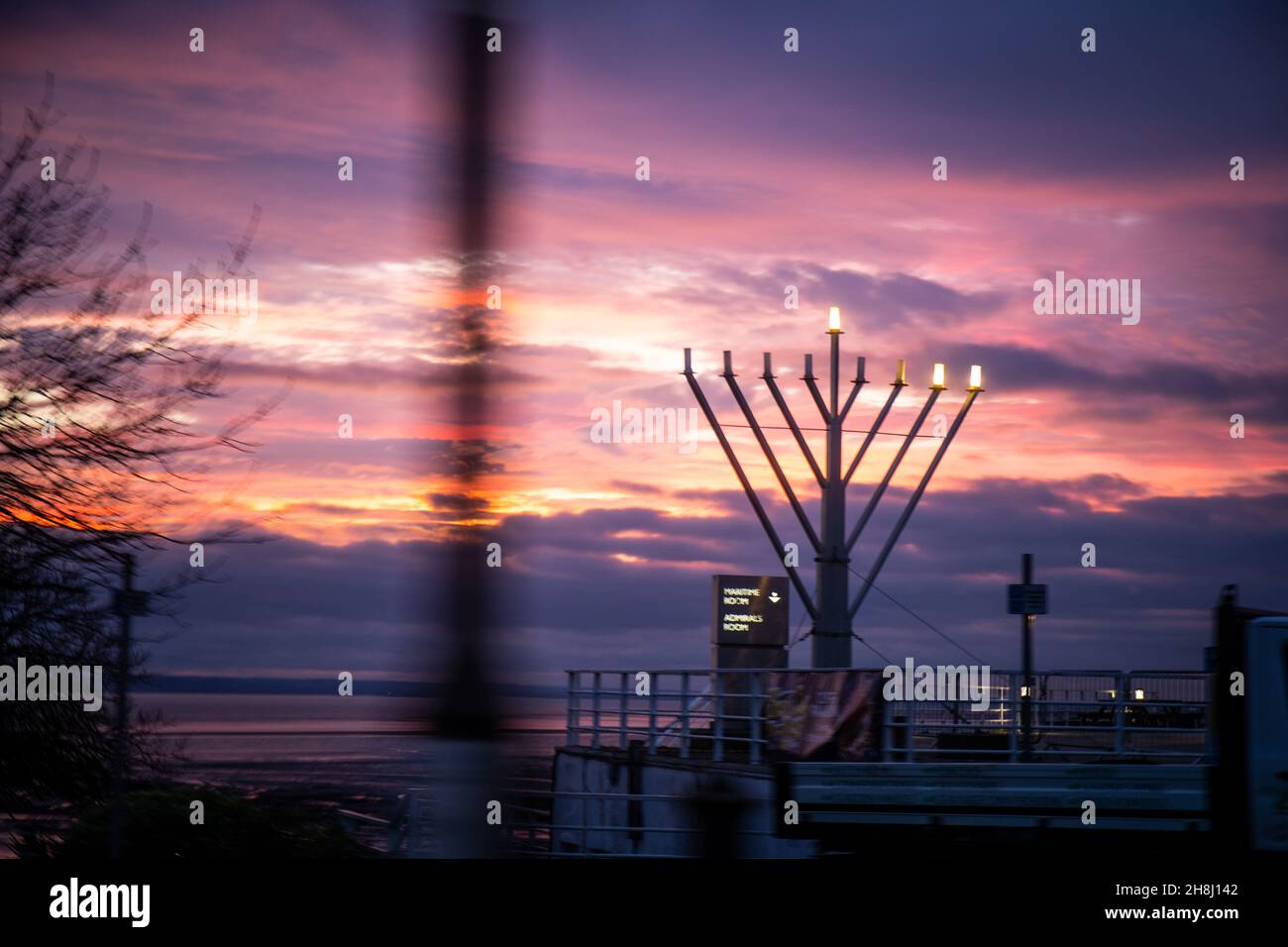 Hanukkah nel Southend 2021 Foto Stock