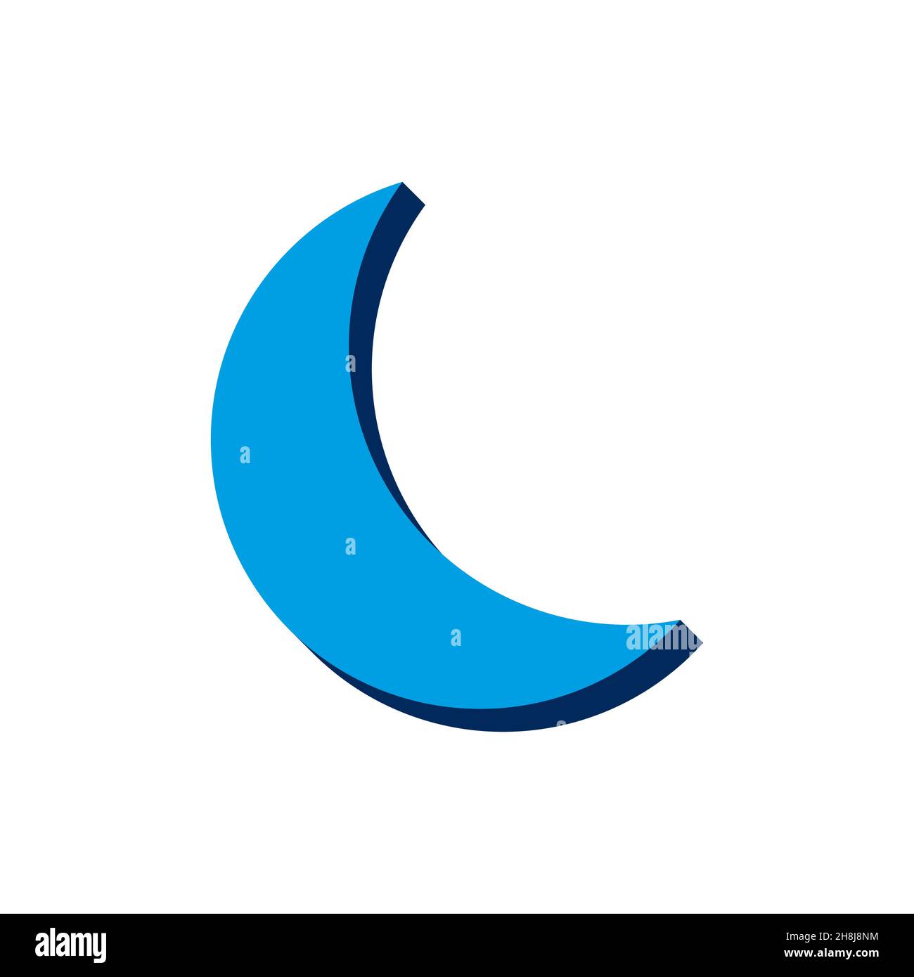 isometrico. segno 3d isolato su sfondo bianco. Illustrazione Vettoriale