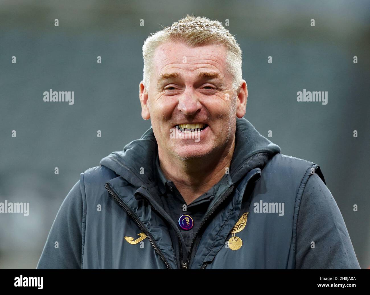 Dean Smith, direttore di Norwich City, prima della partita della Premier League tra Newcastle United e Norwich City al St James' Park, Newcastle. Data foto: Martedì 30 novembre 2021. Foto Stock