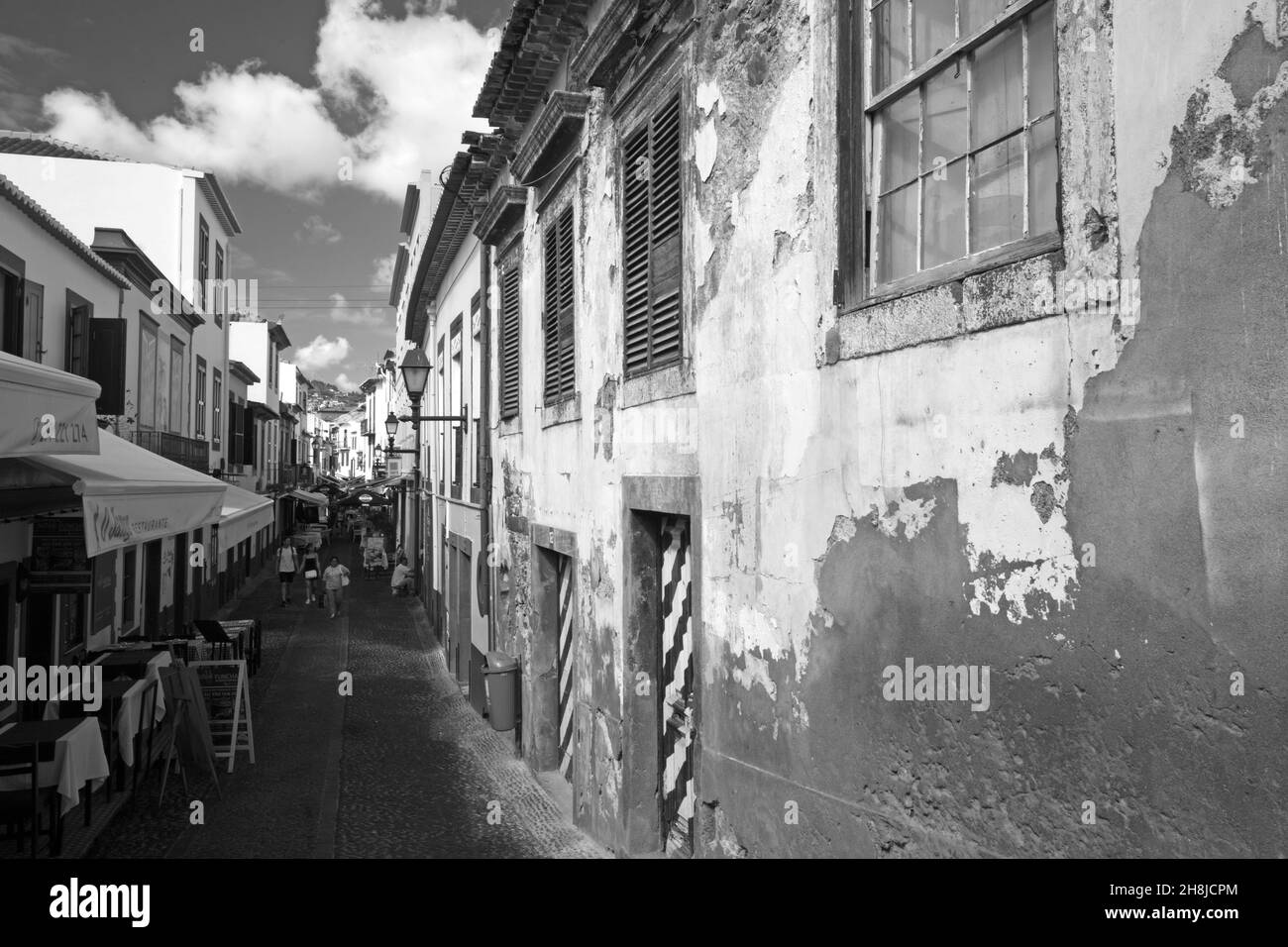 Funchal Città Vecchia, di Madera Foto Stock