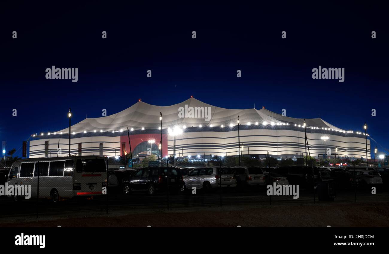 Cerimonia di apertura dello stadio al Bayt / Qatar2022 World Cup Football Foto Stock