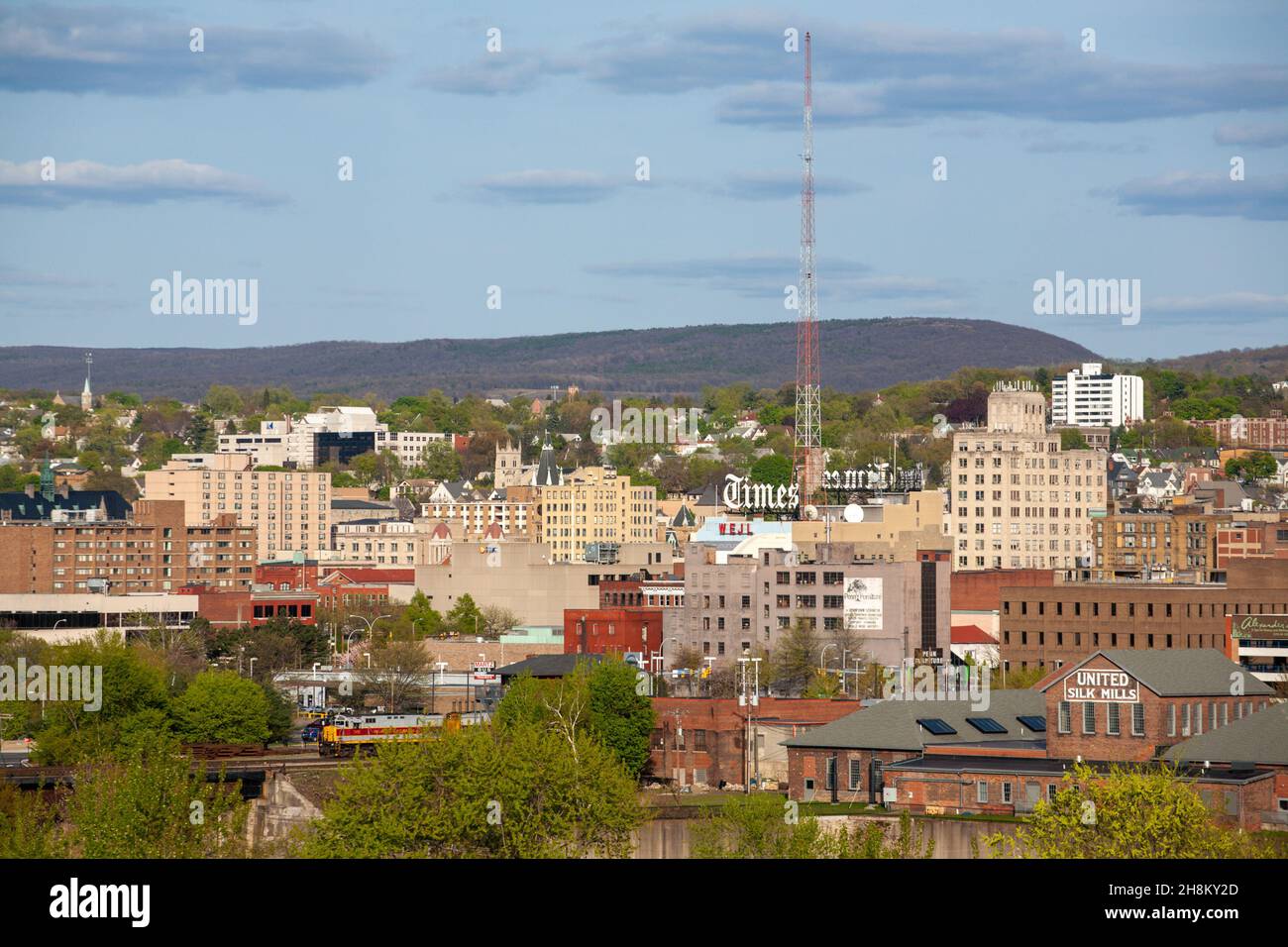 Skyline di Scranton, Pennsylvania Foto Stock Skyline di Scranton, Pennsylvania Foto Stock