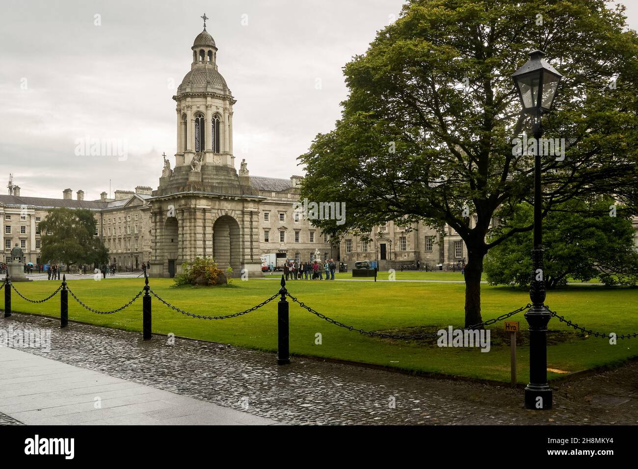 Vista della città di Dublino, Irlanda Foto Stock