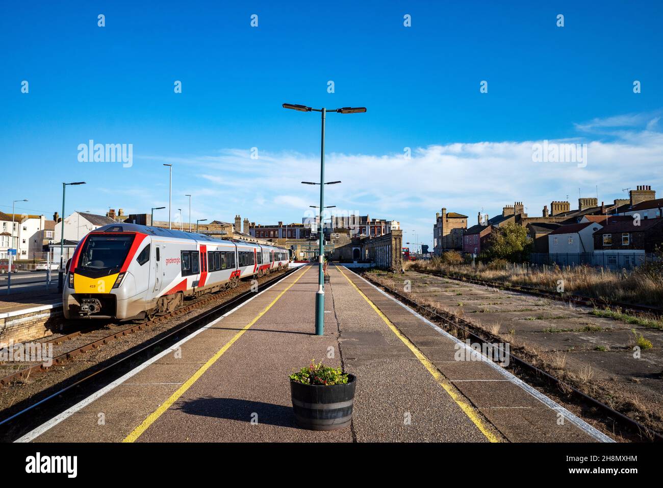 Lowestoft stazione ferroviaria suffolk Inghilterra Foto Stock