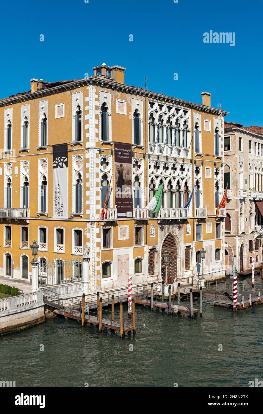 Palazzo Franchetti neoclassico, Palazzo cavalli-Franchetti, Venezia, Italia Foto Stock