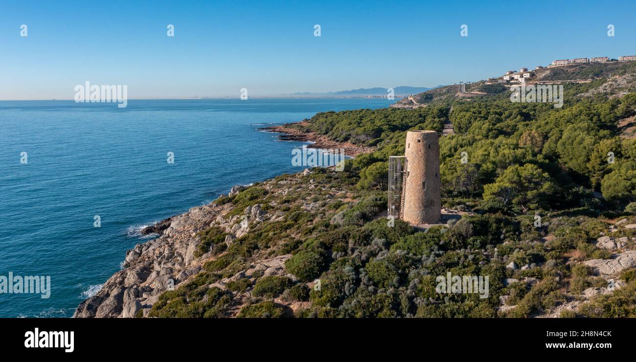 Torre de la Corda, Oropesa del Mar, Spagna Foto Stock