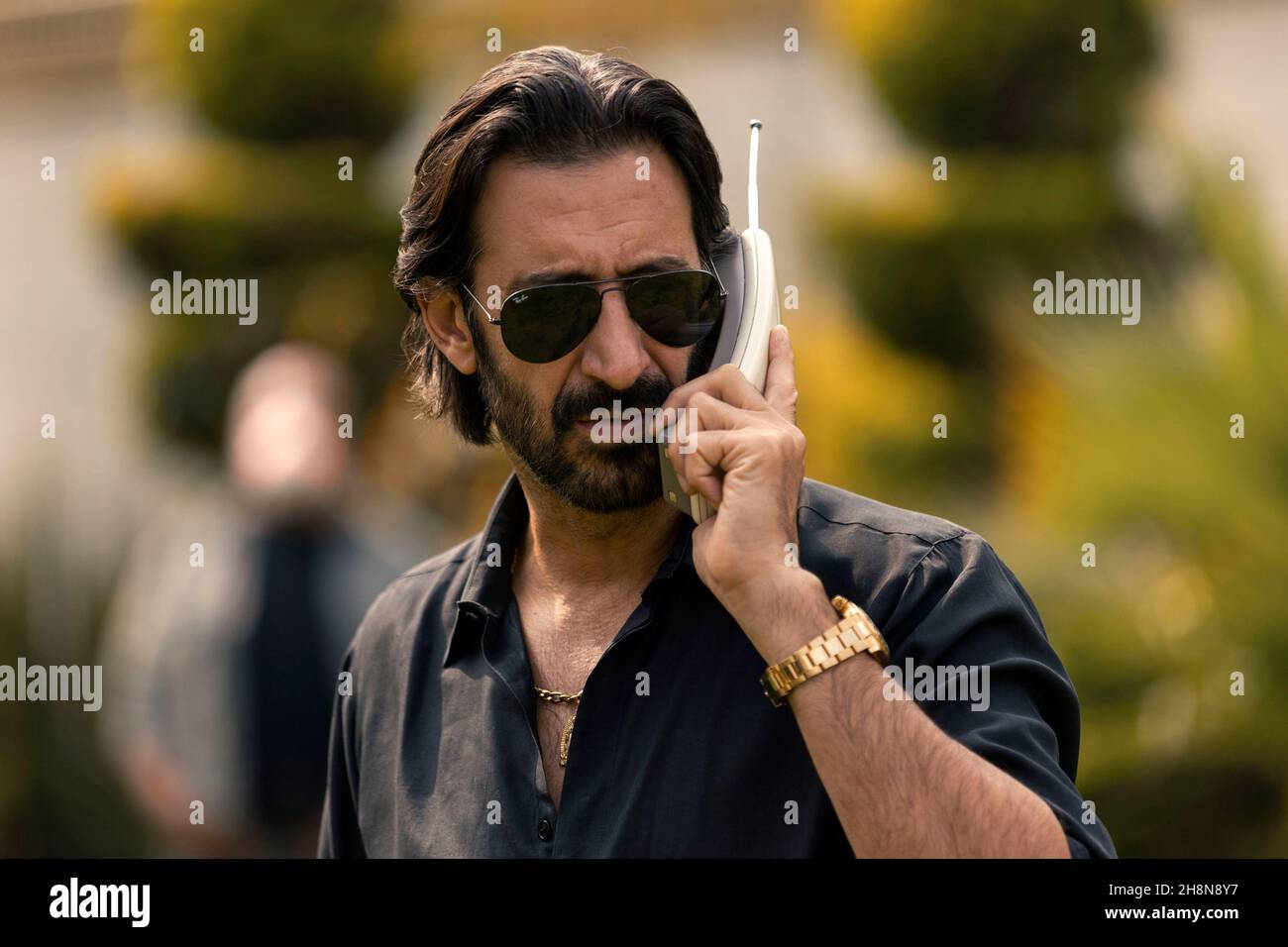 JOSE MARIA YAZPIK A NARCOS: MESSICO (2018), DIRETTO DA WAGNER MOURA, ANDRES  BAIZ, AMAT ESCALANTE, LUIS ORTEGA, ALEJANDRA MARQUEZ ABELLA E JOSEF KUBOTA  WLADYKA. Credit: Gaumont Télévision / Netflix / Album Foto stock - Alamy