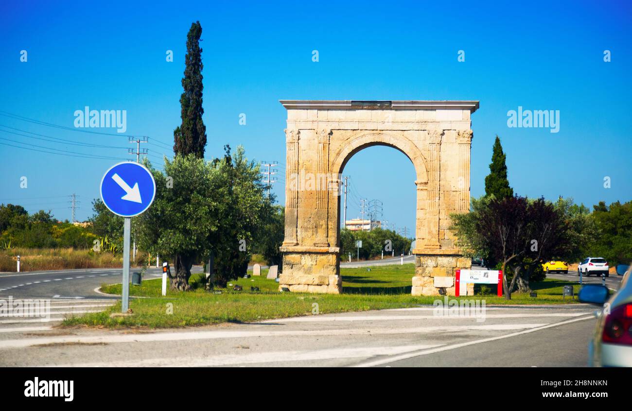 Arco di Bera a Tarragona Foto Stock