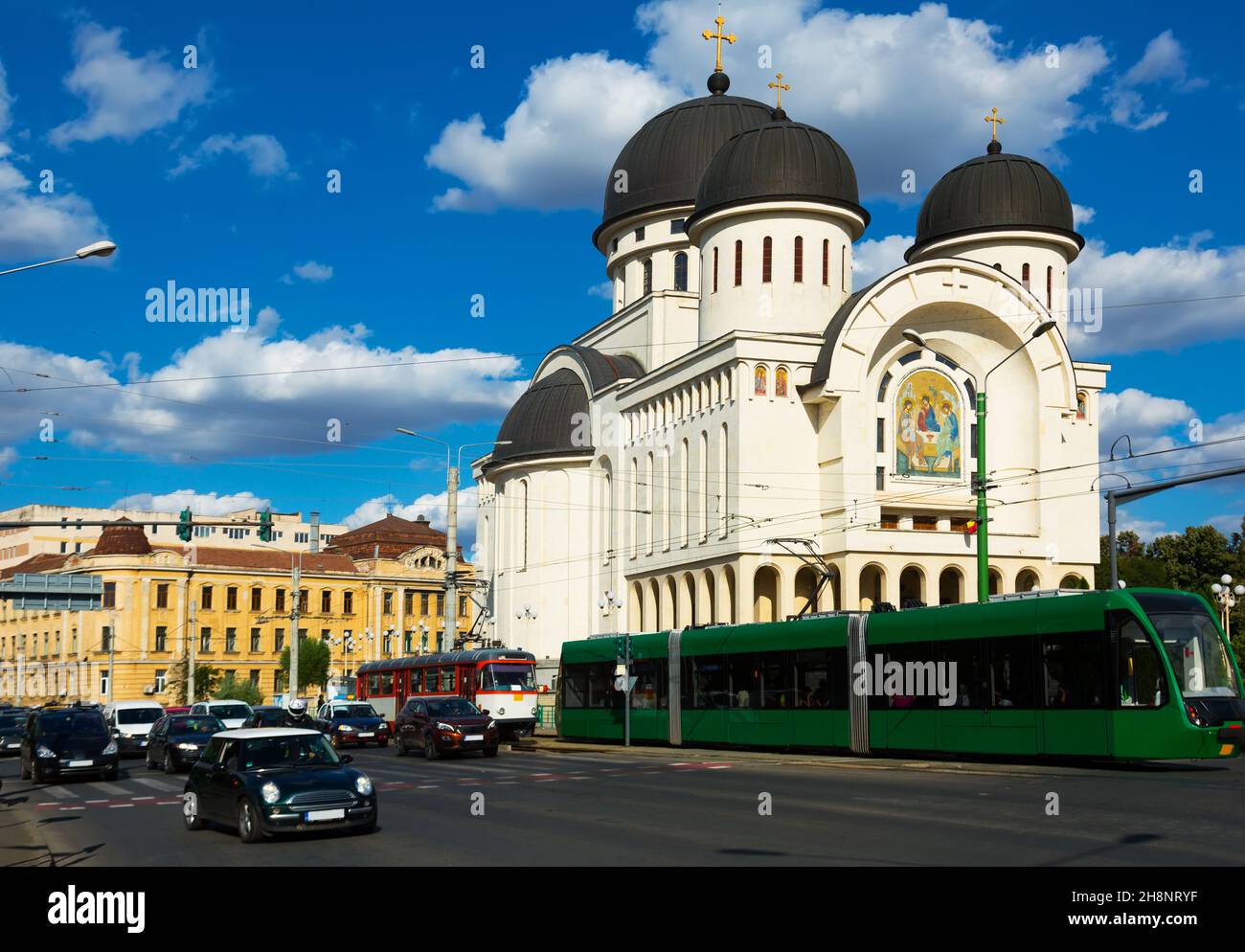 Cattedrale della Santissima Trinità ad Arad, Romania Foto Stock