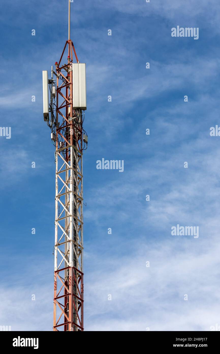 Telefono cellulare Tower Foto Stock