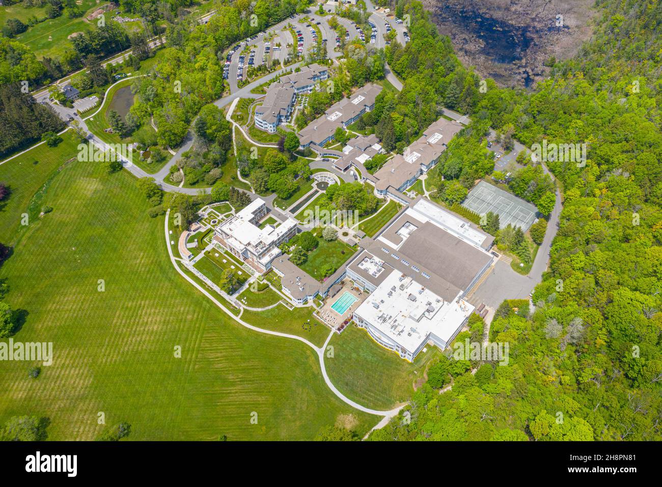 Canyon Ranch Lenox, Lenox, Massachusetts Foto Stock