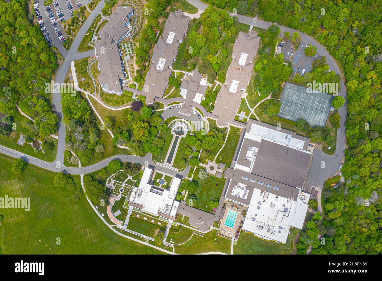 Canyon Ranch Lenox, Lenox, Massachusetts Foto Stock