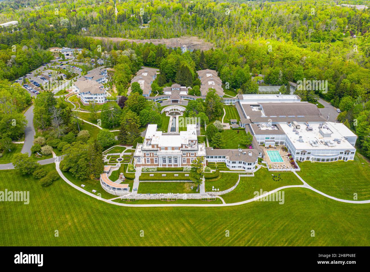 Canyon Ranch Lenox, Lenox, Massachusetts Foto Stock