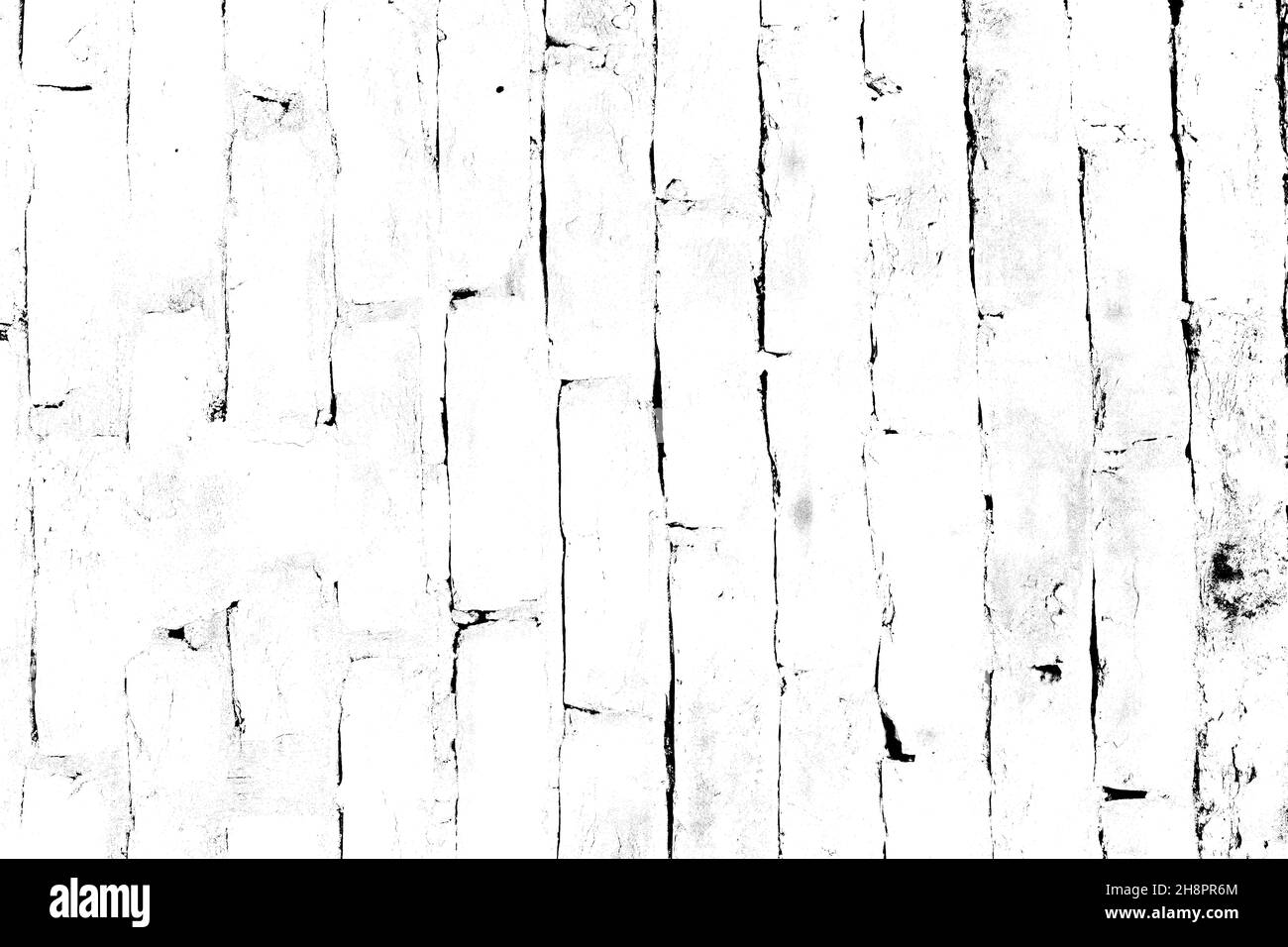 Grunge astratto linea trama e pattern su bianco Foto Stock