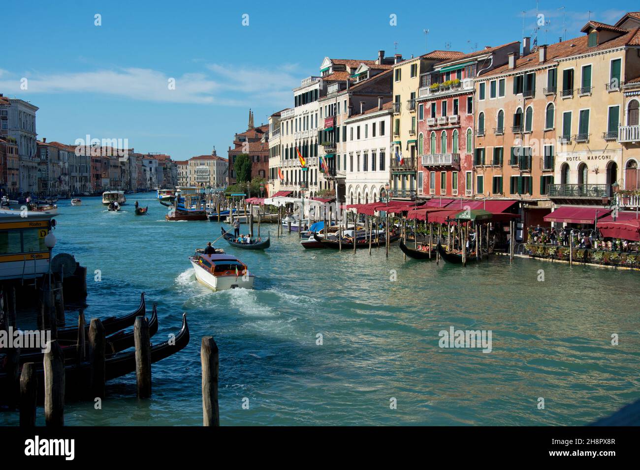 Eindrücke aus den Kanälen Venedigs Foto Stock