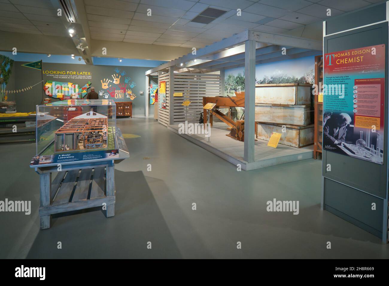 Il museo Edison espone a Fort Myers, Florida Foto Stock
