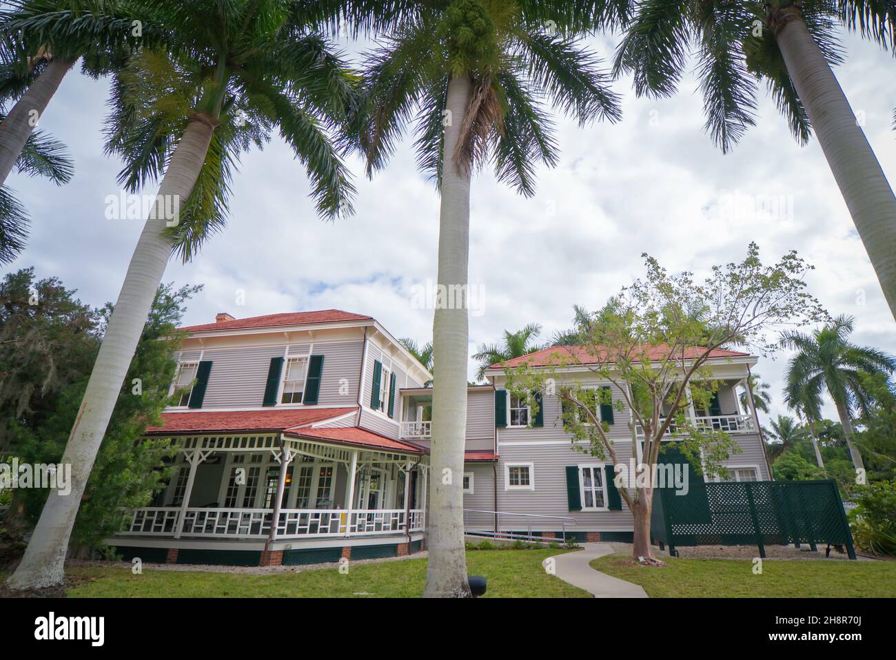 Thomas Edison Estate a Fort Myers, Florida Foto Stock