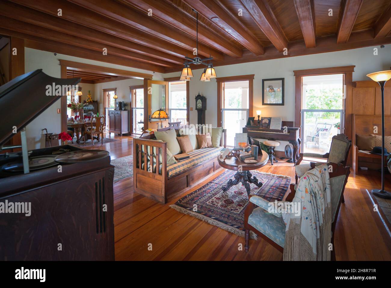 Henry Ford Estate interno a Fort Myers, Florida Foto Stock