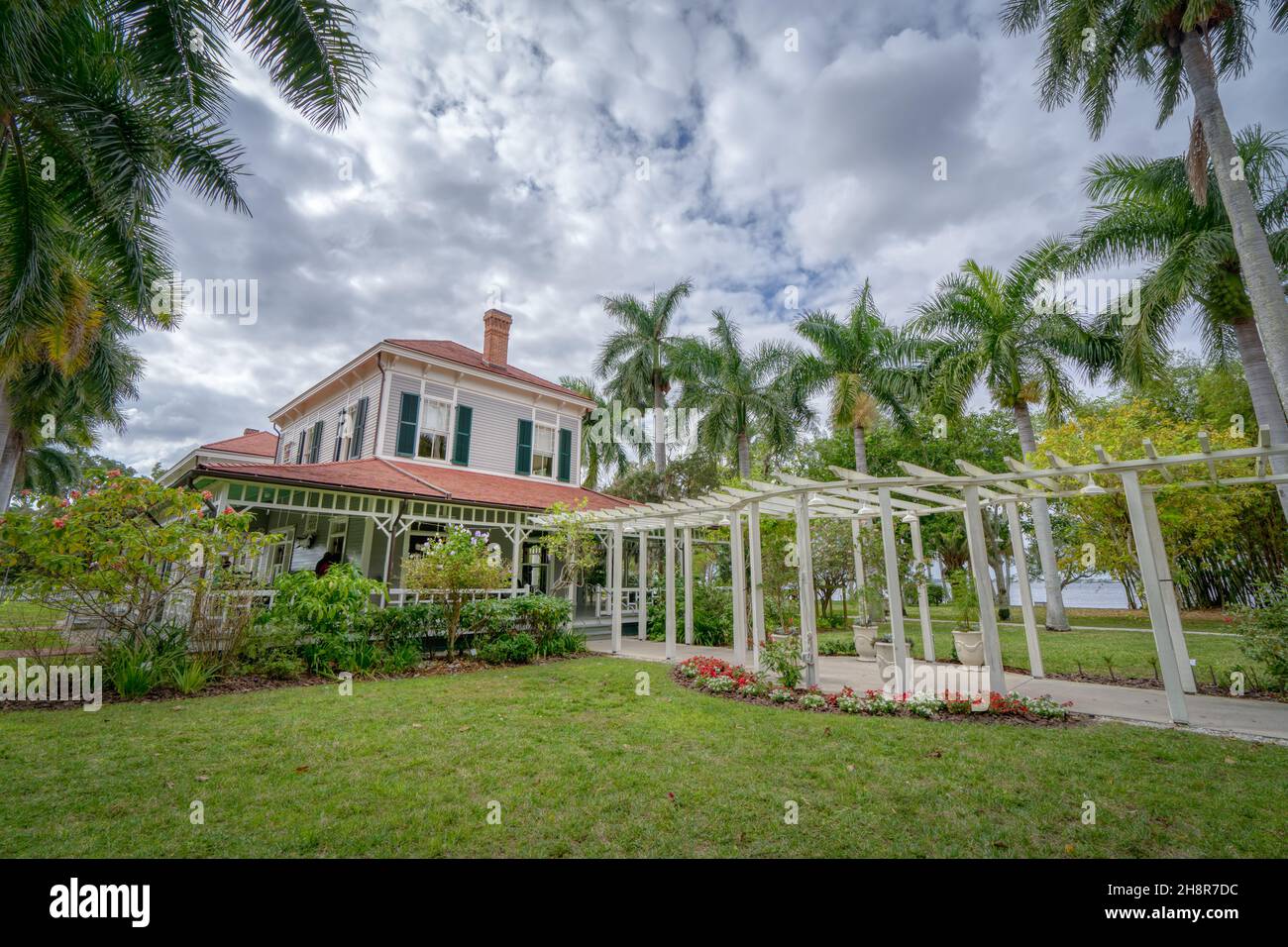 Thomas Edison winter estate a Fort Myers, Florida Foto Stock