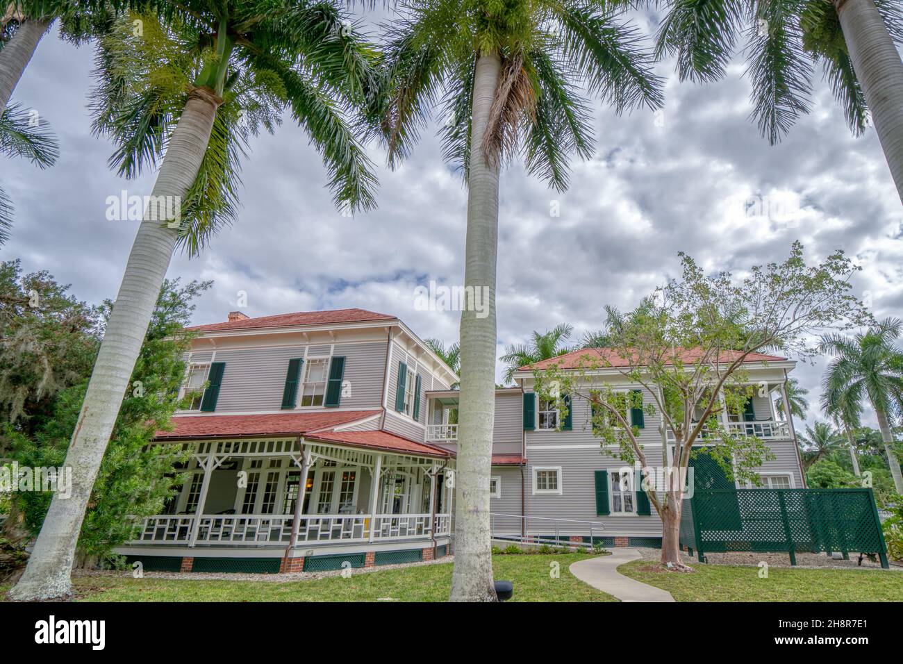 Thomas Edison casa immobiliare a Fort Myers, Florida Foto Stock
