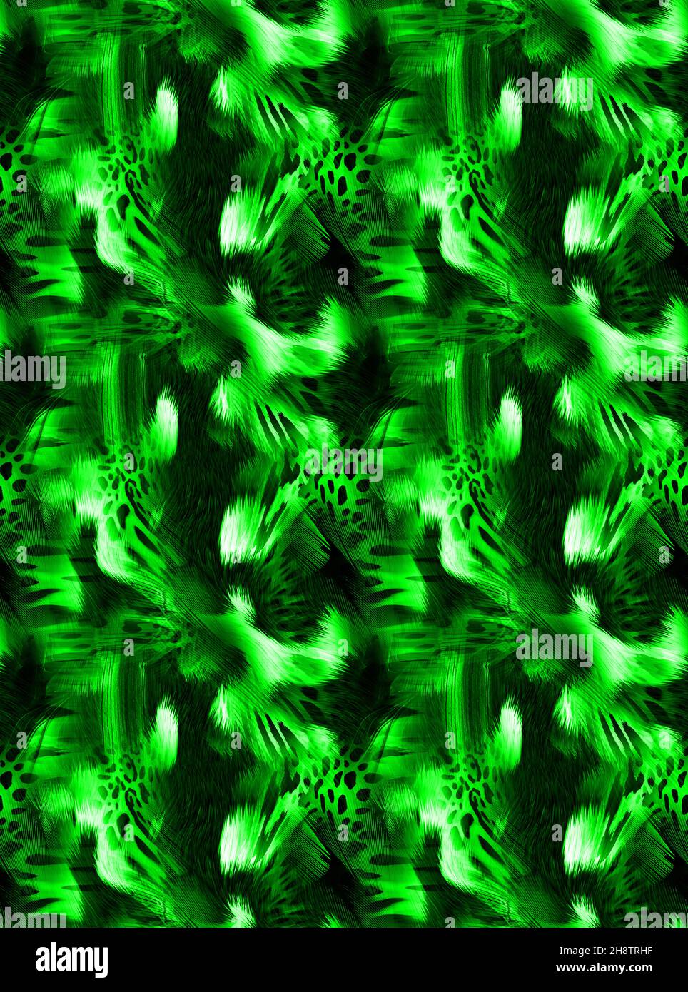 Motivo in pelliccia leopardata senza cuciture. Sfondo di stampa alla moda Wild leopard. Moderno pantera tessuto animale stampa tessile design.Fashion pattern e tessile Foto Stock