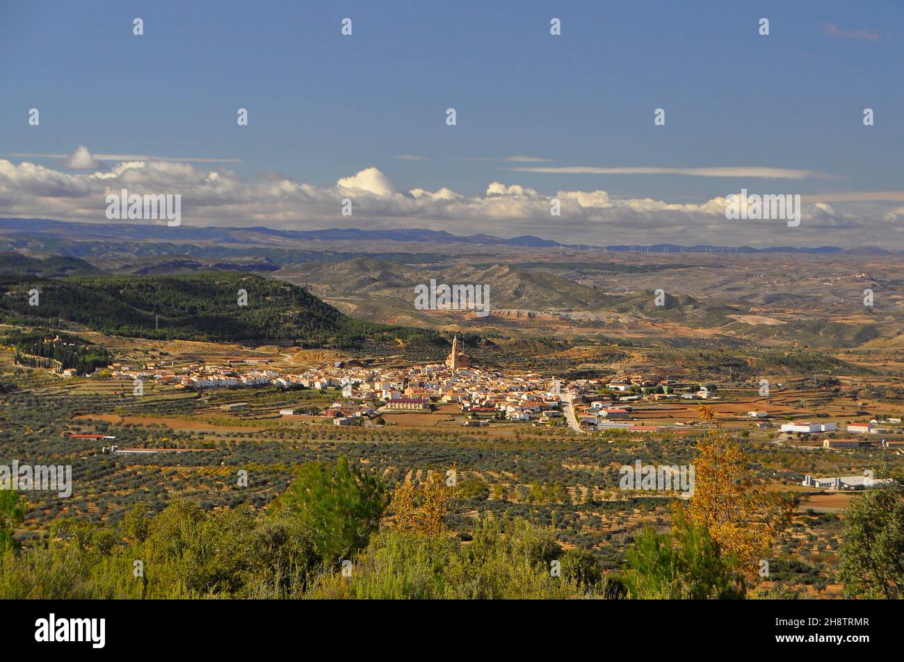 Alloza Teruel Aragon Spagna Foto Stock
